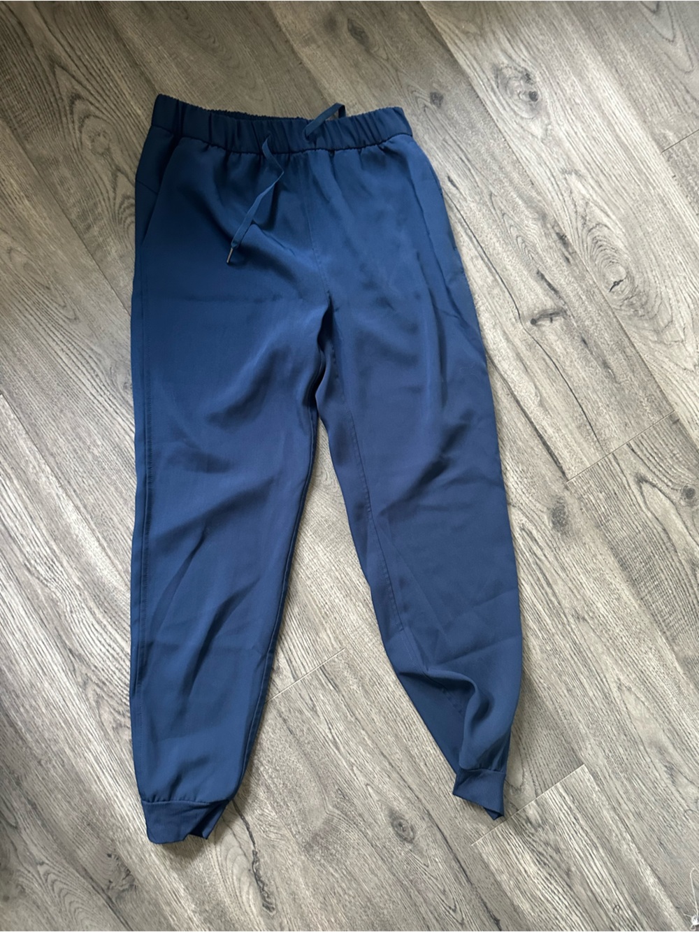 Avia Navy Elastic Waist Athletic Joggers